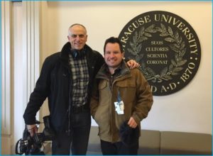 Micah and Dan Habib at Syracuse University